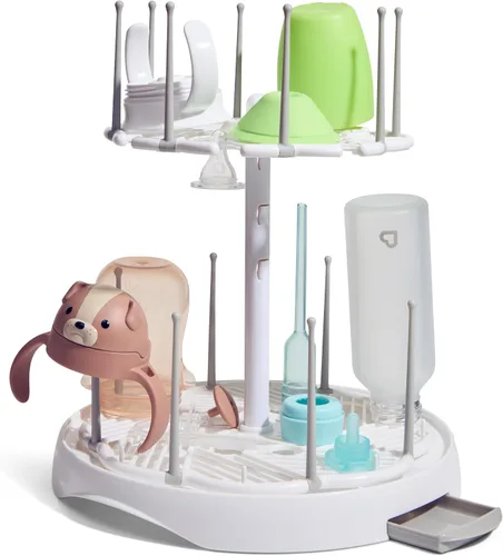Vista 2 de Munchkin® Estante de secado de alta capacidad para biberones y accesorios, blanco