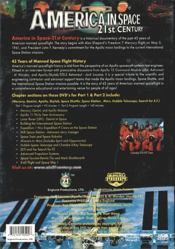 Vista 2 de America in Space 21st Century DVD