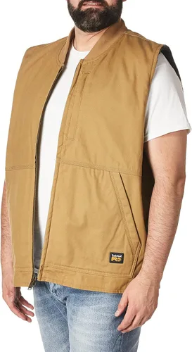 Vista 4 de Timberland PRO Chaleco de lona con forro Gritman estándar para hombre