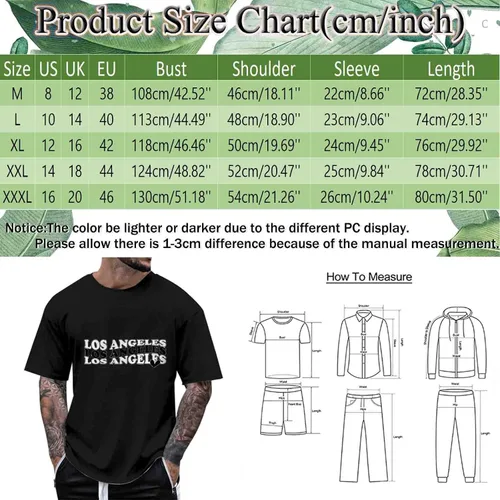 Vista 4 de Mens Shirts Crew Neck Short Sleeve Printed Workout Summer Lightweight Tees True Comfort Stylish Tops