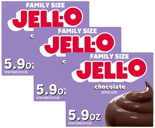 Vista 14 de Jell-O Postre de gelatina sin azúcar, plátano fresa (paquete de 4)