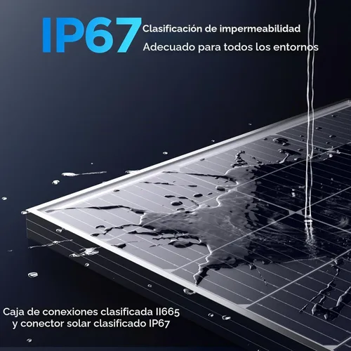 Vista 5 de Panel solar de 800 W, 8 paneles solares de 100 vatios con diseño de alto rendimiento, módulo fotovoltaico monocristalino de alta eficiencia, ideal