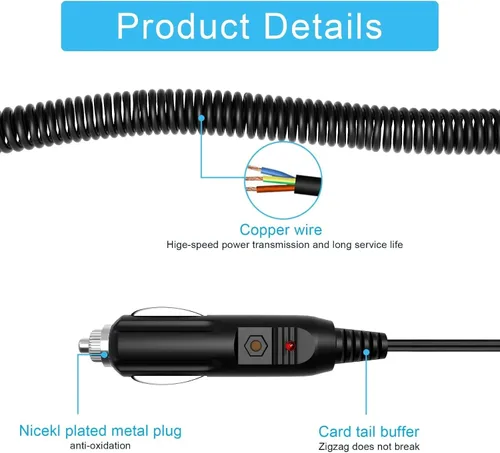 Vista 3 de Adaptador DC para Uniden Atlantis 270 290 295 VHF Marine Radio Carga