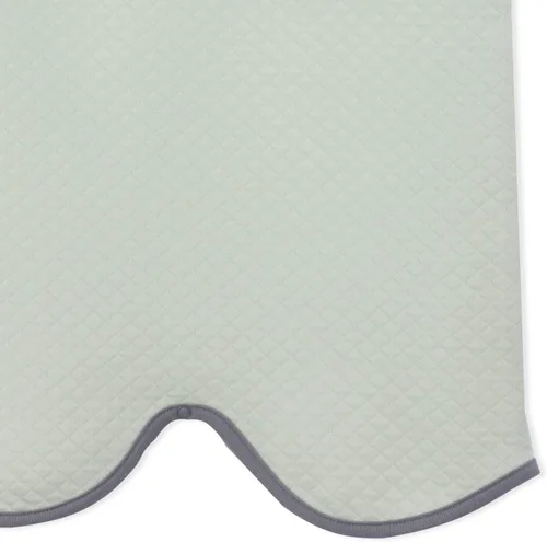 Vista 3 de 100% algodón orgánico pastel bebé dormir acolchado jacquard chaleco suave manta portátil