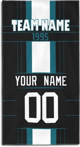 Vista 33 de ANTKING Toalla de playa Cleveland de 32 x 52 pulgadas, personalizada con cualquier nombre y número para hombres, mujeres y jóvenes, regalos