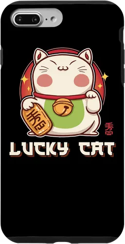 Vista 12 de Funda para iPhone 16 Maneki Neko Waving Cat Lucky Feline Lucky Kawaii Anime