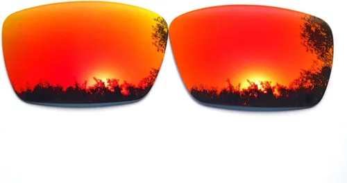 Vista 2 de Galaxy Lentes de repuesto para Oakley Fuel Cell Polarizado 100% UVAB (rojo)