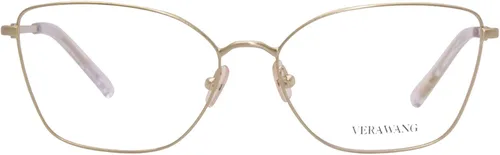 Vista 2 de Vera Wang V574 YG gafas de mujer oro borde completo ojo de gato marco óptico 2165in dorado