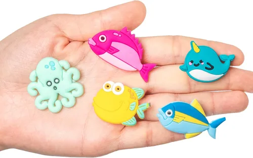 Vista 6 de Shoe Charms 50,100,104pcs Random Shoe Charms Accessories Fit For Clog Sandals Shoe Decoration For Kids Adult Girls Women Party Favors Birthday Gifts