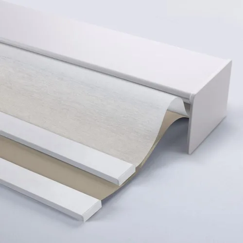 Vista 16 de Manual Day & Night Roller Shade (82010L Grey) Dual layer design for flexible light control, privacy adjustment, UV protection, ideal for bedroom