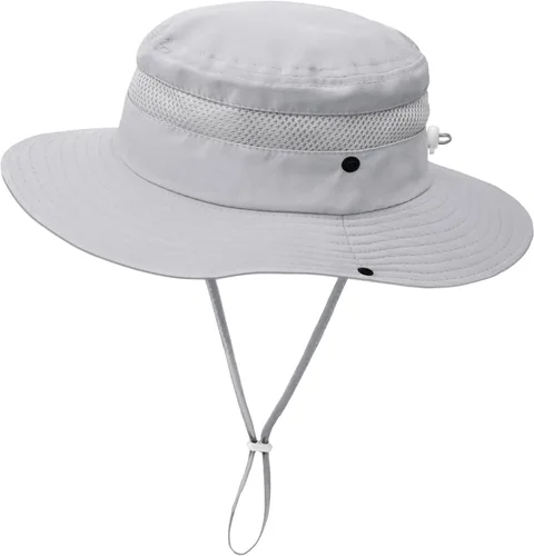 Vista 24 de Outdoor Sun Hat UPF 50+ Quick Dry Bucket Foldable, Wide Brim Fishing Safari Hat, Breathable Grows 1pack-beige