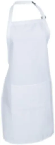 Vista 3 de Mercer Culinary M61110WH Genesis - Delantal con bolsillo, color blanco