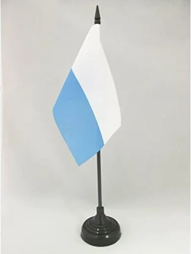 Vista 43 de AZ FLAG Aland Table Flag 4x6 in 100D Polyester Plastic Base Indoor use Finnish 15x10 cm desk flag stitched finish with reinforced edges with