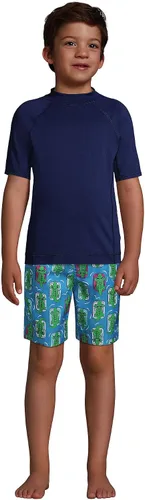 Vista 4 de Lands End Traje de baño con estampado para niños
