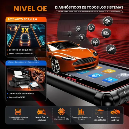 Vista 8 de Autel MaxiCOM MK906BT Herramienta de análisis de diagnóstico [+ $50 Valor MV108], 2021 Escáner automotriz más nuevo, codificación ECU, diagnóstico