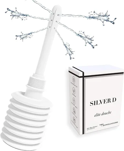 Vista 3 de Silver D Elite Ducha vaginal con plata coloidal y aceite de árbol de té - Mantenimiento mensual limpiador de 1 día