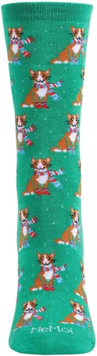 Vista 7 de MeMoi Cozy Cat - Calcetines para fiestas