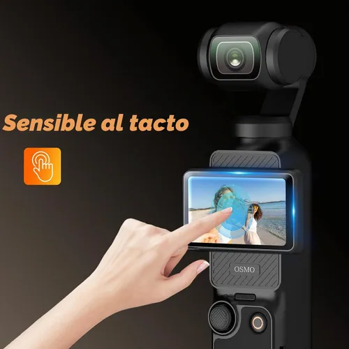 Vista 6 de AMAZEAR Protector de pantalla de lente para DJI Osmo Pocket 4/3/Xtra Muse (paquete de 6), Pocket4 Accesorios Protector de pantalla de vidrio