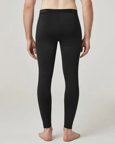 Vista 2 de LAPASA Mens Thermal Underwear Bottom Fleece Lined Long Johns Warm Base Layer Pants LightMidHeavy Weight M10