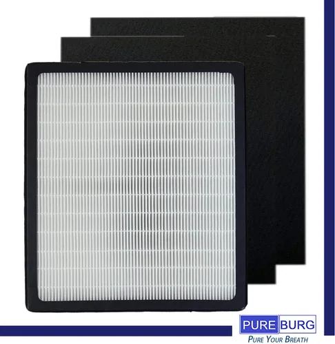 Vista 3 de PUREBURG IAF-H-100D - Filtro de repuesto compatible con purificadores de aire Idylis AC-2123 AC-2118 IAP-10-280, H13 HEPA + 2 prefiltros de carbón