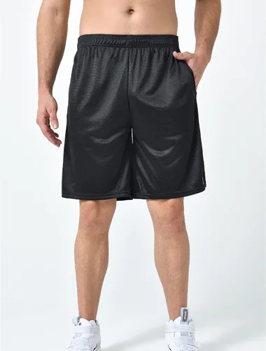 Vista 3 de Liberty Pro Paquete de 5 pantalones cortos deportivos para hombre, pantalones cortos de baloncesto de malla de 9 pulgadas para hombre, pantalones
