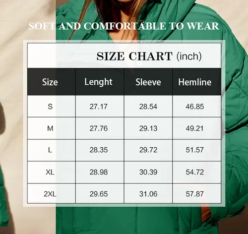 Vista 5 de Fazortev Chaqueta acolchada de gran tamaño para mujer, sudadera con capucha Dolman, manga larga, ligera, cálida