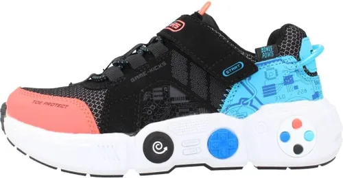 Vista 3 de Skechers Gametronix - Tenis unisex para niños Negro/Multi