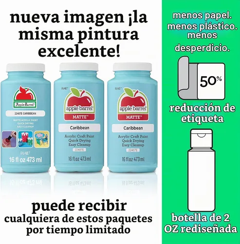 Vista 2 de Apple Barrel pintura acrílica, 16 onzas, color lirio púrpura Iris púrpura