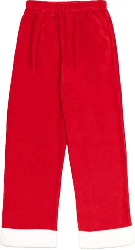 Vista 5 de Dreamwave Conjunto de pijama con capucha y pantalones de forro polar de Papá Noel