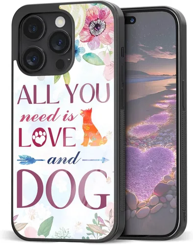 Vista 14 de Fundas personalizadas para teléfonos con nombre de perros y mascotas, Negro