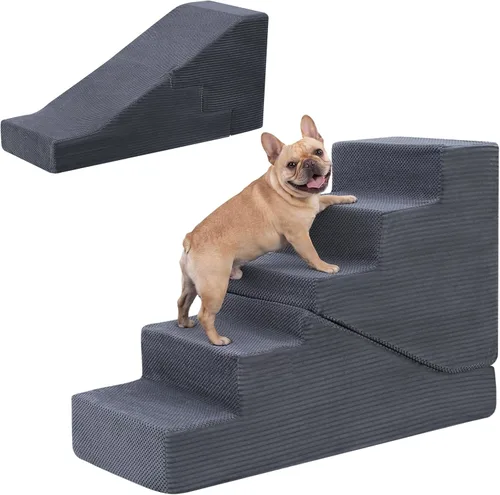 Vista 13 de Escaleras para perros pequeños, escalones plegables para perros de 18