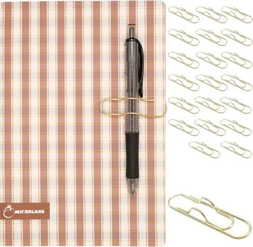 Vista 13 de Soporte para bolígrafo para cuaderno, 20 clips de metal coloridos para bolígrafos, soporte multifuncional para clips de papel, portátil, lindo