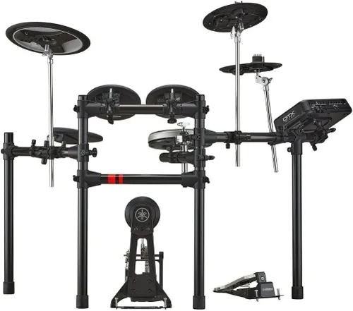 Vista 3 de Yamaha Juego de batería electrónica DTX6K-X con módulo DTX-PRO, 70 kits personalizables de primera calidad, controles modificadores de kit, audio