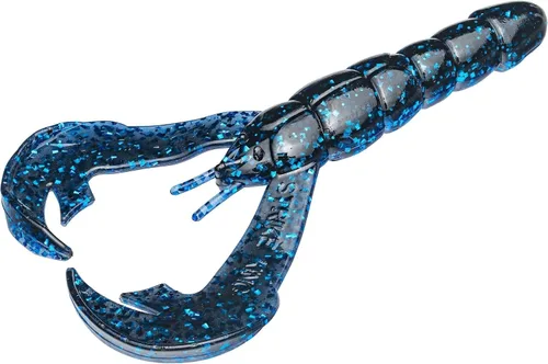 Vista 5 de Strike King Rattlin' Rage Craw Soft Bait Fishing Lure, 4", Glass Rattle Chamber