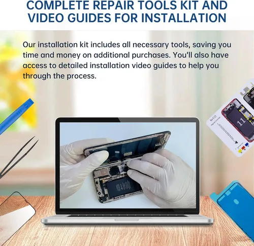 Vista 6 de Para iPhone 11 Reemplazo de pantalla con altavoz de oído y sensor de proximidad 6.1 "Pantalla LCD táctil 3D digitalizador Asamblea completa