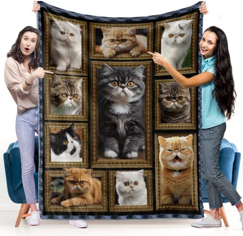 Vista 8 de Manta de gato negro, regalos para mujeres y hombres, acogedora manta suave y mullida para sofá, cama, viajes, manta ligera de franela de felpa
