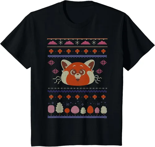 Vista 19 de Disney and Pixar's Turning Red Panda - Suéter feo de Navidad, Negro, S
