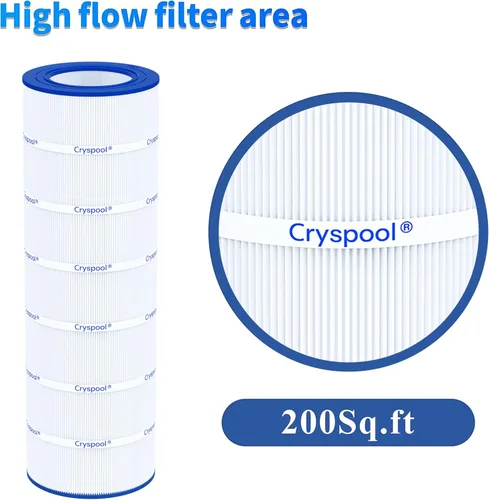 Vista 7 de Cryspool 09032 Compatible con Clean & Clear 200, CC200, PAP200, R173217, C-9419, FC-0688, 59054400, Aladdin 29902, Cartucho de filtro de piscina