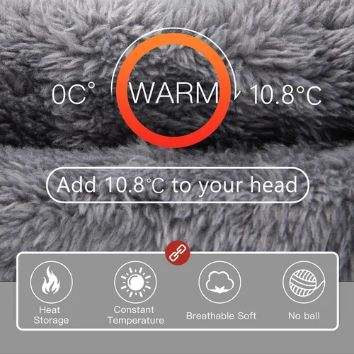Vista 5 de Gorro de invierno para hombre y mujer