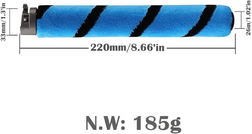Vista 6 de Ytaland - Paquete de 2 cepillos de repuesto compatibles con Shark HZ2002 HZ2000 Vertex Ultralight DuoClean PowerFins Stick Aspiradora, comparado