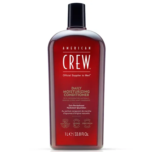Vista 8 de American Crew Acondicionador para hombres, hidratante diario, derivado de forma natural, fórmula vegana, fragancia de menta cítrica, 3.3 onzas