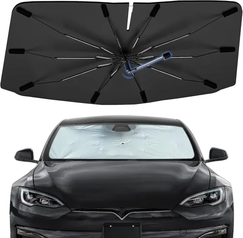 Vista 34 de Sombrilla Parasol para Parabrisas para Mazda 3 2014-2026, Parasol Plegable para Coche para Ventana Delantera, Visera Protectora Solar Altamente