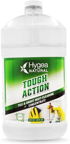Vista 8 de Hygea Natural Tough Action - Limpiador de azulejos y lechadas Duo - Limpia profundamente la suciedad y la suciedad, acondiciona y mejora