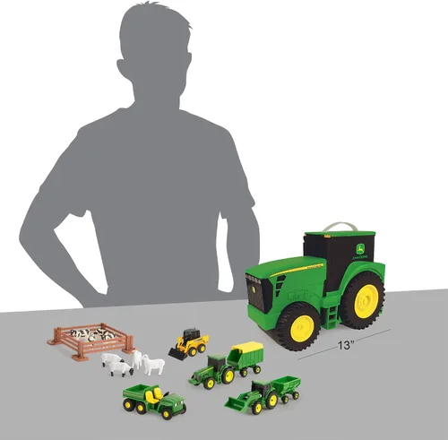 Vista 7 de TOMY John Deere Tractor Toys - Juego económico y funda de transporte