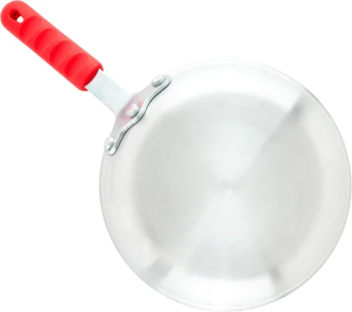 Vista 5 de Winco - Sartén/Sartén de aluminio de grado comercial, acabado antiadherente con mango de toque frío, 8 pulgadas