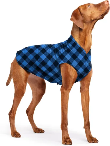 Vista 44 de Abrigo elástico de lana para perro, ropa suave y cálida para perro, suéter elástico para mascotas, lavable en lavadora, ecológico, para todo el año