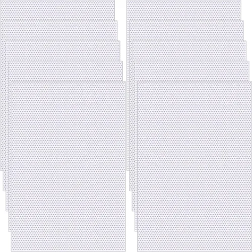 Vista 12 de Pndeyo 2 hojas de malla para ojos de traje de peluche de 0,5 mm en blanco, malla de ojos de PVC impermeable e imprimible, hoja en blanco