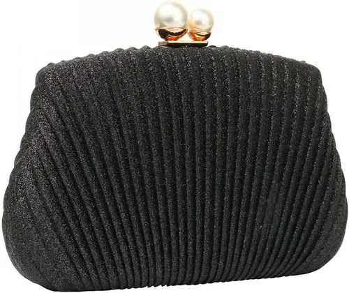 Vista 9 de YYW Bolsos de mano para mujer, elegante bolso de mano de noche con perlas para mujer, boda, cóctel, fiesta, bolso de mano
