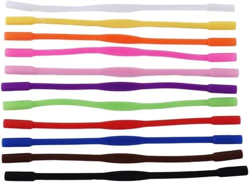 Vista 2 de Correa de silicona para gafas de sol, cordón para el cuello para niños, gafas de sol, cadena de cuerda