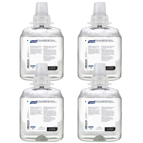 Vista 8 de Purell CS8 - Recambio de espuma de jabón saludable, sin fragancia, 2 unidades x 40.6 fl oz -7874-02